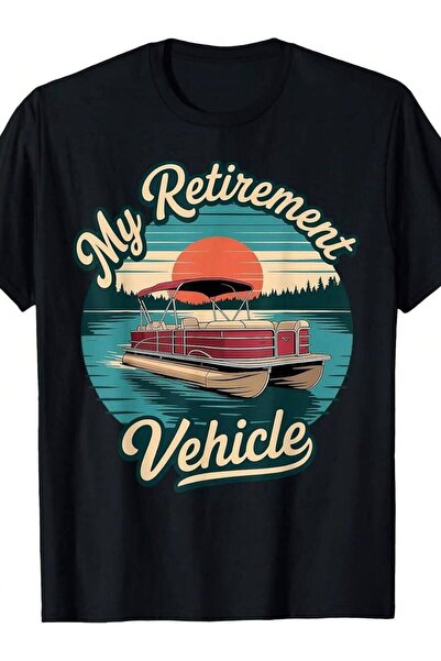 k222 Men' Retro Nautical T-Shirt - Pontoon & Lake Suitable Boating, Sailing, ...