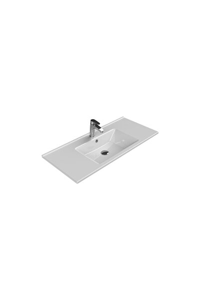 Turkuaz Seramik Arte 100x45 cm Etajerli Lavabo
