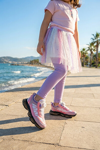 Kiko Kids Vortex Günlük Şeffaf Taban Kız Çocuk Spor Ayakkabı