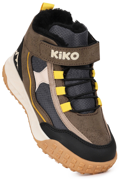 Kiko Kids Момчешки спортни ботуши с велкро и въжени детайли