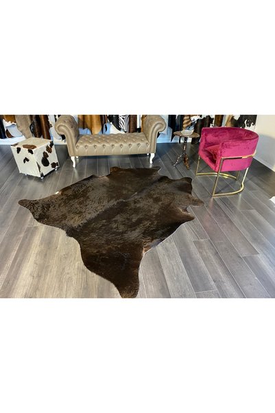 Vivense HAKİKİ DERİ DANA POSTU, KAHVE 200X220
