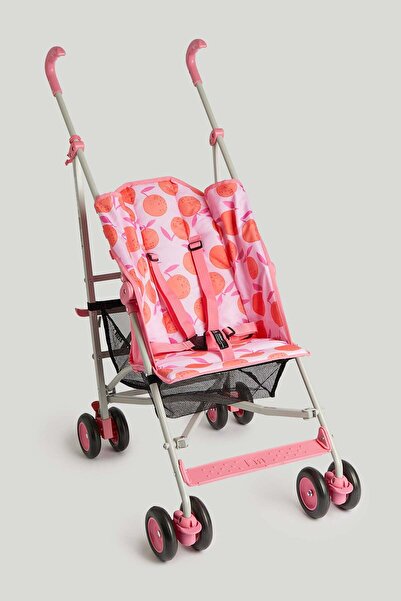 MOTHERCARE عربة أطفال جيف - وردي برتقالي