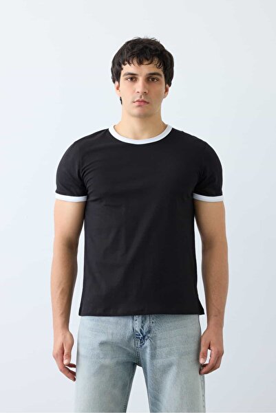 hitup Ringer Muscle Fit Premium Tişört