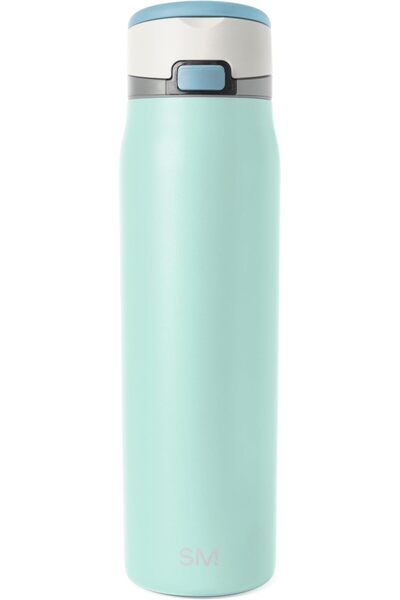 Simple Modern Misa Water Bottle with Ring Stainless Steel Straw Insulated 710...