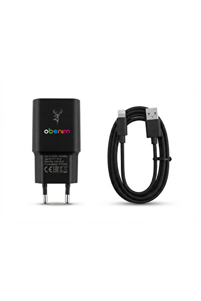 Aben 2.1A Seyahat Şarj Cihazı + iPhone Lightning Kablo 2in1 Hızlı Şarj Adaptö...