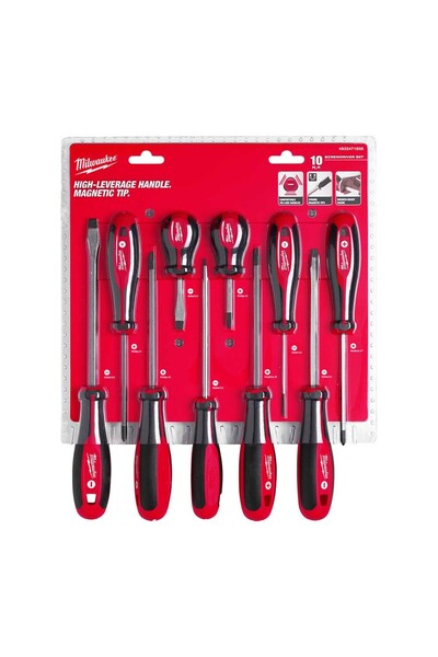 Milwaukee Tornavida Set 10 Parça - 4932471808