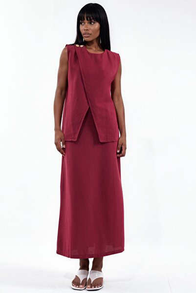 Hiccup Msn Cotton Viscose Linen Double Set