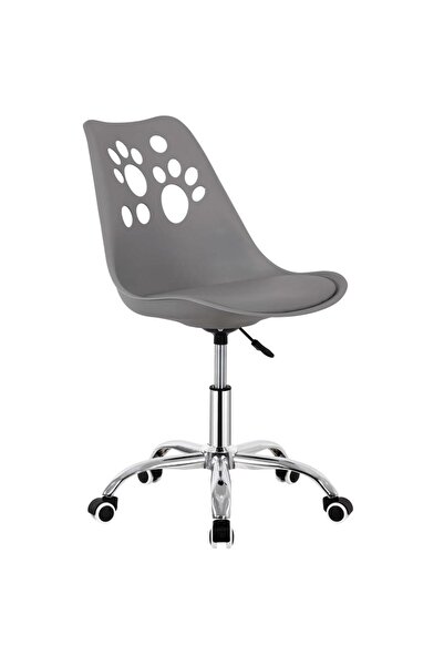 OEM Scaun de Birou Copii, Piele Ecologica,Reglabil pe Înălțime, Rotire 360°, ...