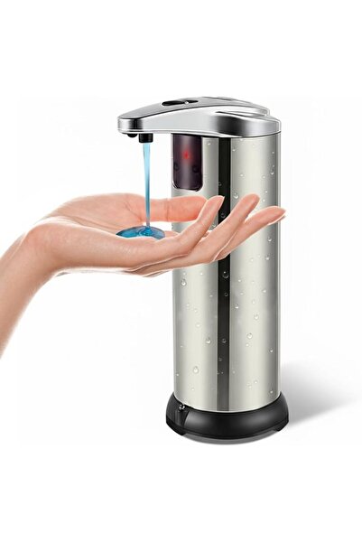 Morvena Picks Dozator automat de sapun din otel inoxidabil cu senzor de distr...