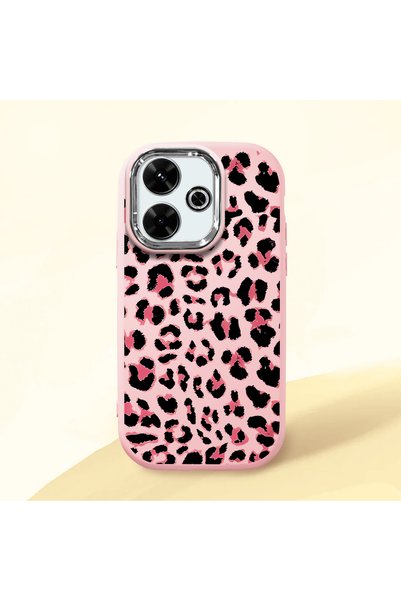 CASEVIBE Redmi 13/13X Uyumlu Şık Modern Leopar Desenli Koruyucu Yumuşak Telef...