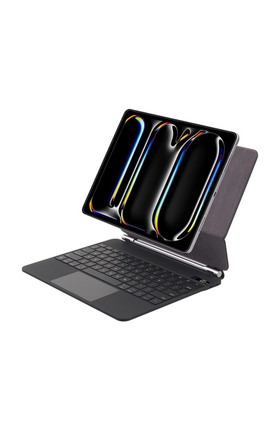 DAPHNELA IPAD 11.NESİL Magic Siyah Klavyeli Kılıf Dayanıklı ve Şık Tasarım