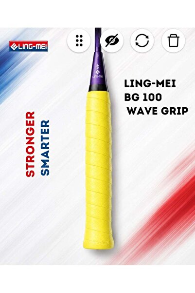 LING-MEI BG 100 Yellow Racket Grip – Anti-Slip, Comfortable & Durable Badmint...