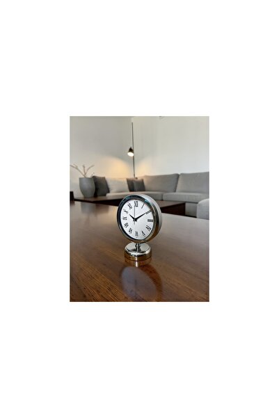 Vivense KROM ZARİF METAL MASA SAATİ 25X20 CM