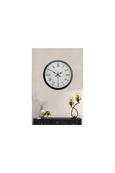 Vivense SİYAH METAL RETRO DUVAR SAATİ 40 CM