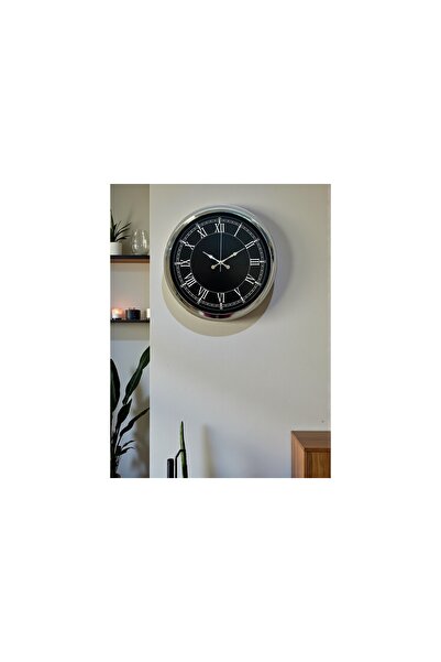 Vivense ELEGANCE METAL KROM DUVAR SAATİ 40 CM