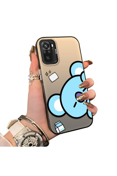 ucuc Xiaomi Redmi Note 10 4G/Note 10S Compatible Hard Acrylic Back Silicone E...