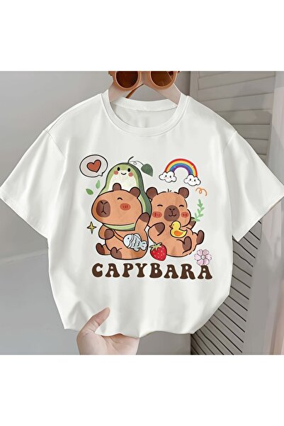 barsdepo Tricou CAPYBARA, Calitate PREMIUM Unisex Copii / Adulți
