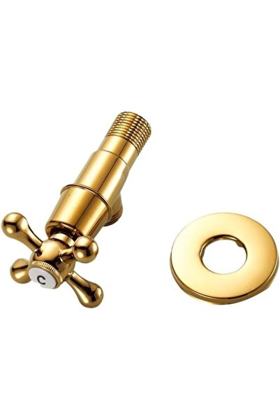 Morvena Picks O supapă unghiulară din alamă de 1/2 inch, supapă de oprire a t...