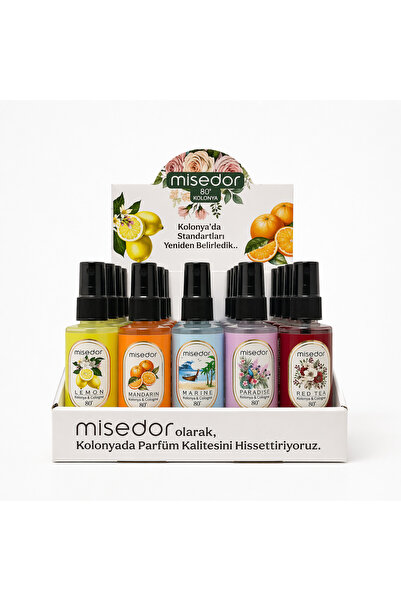şirineşyalarım 5 li Mix Set Kolonya 80° - 50ml Cep Boy