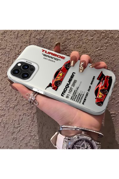 CHICASELUX iPhone 15 Pro Max Compatible Daily Use Compatible Trendy Racing Ca...