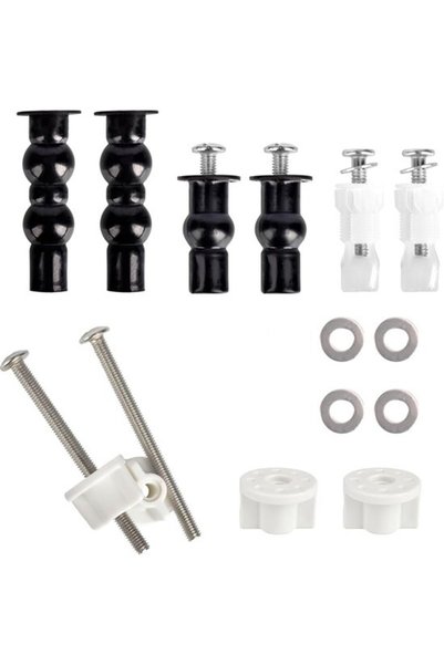 Morvena Picks Accesorii pentru scaune de toaletă, set de înlocuire de 18 pies...