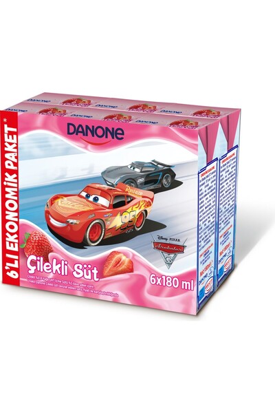 Danone Disney Çilekli Süt 6X180 ML