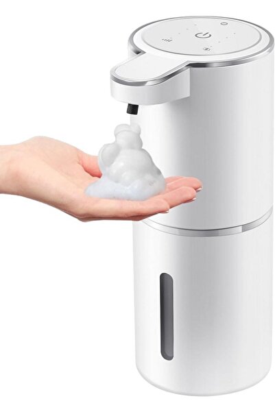 Morvena Picks Dispenser automat de săpun cu spumă reîncărcabil USB-C de 380 m...