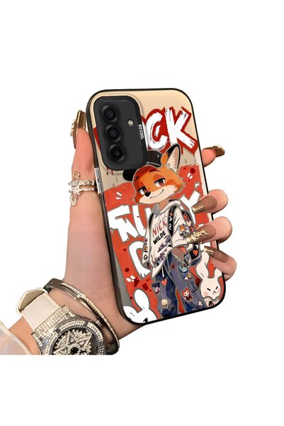 ucuc Samsung Galaxy A17 4G/5G Compatible Hard Acrylic Back Silicone Edge Lens...