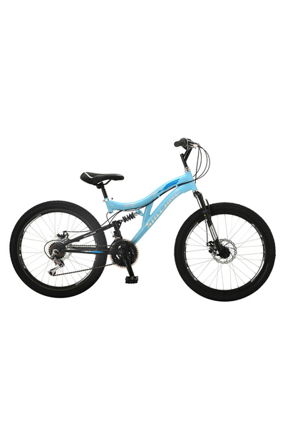 Salcano Hector 24 MD Disk Fren Çift Amortisörlü Bisiklet (140 ile 160 cm aras...