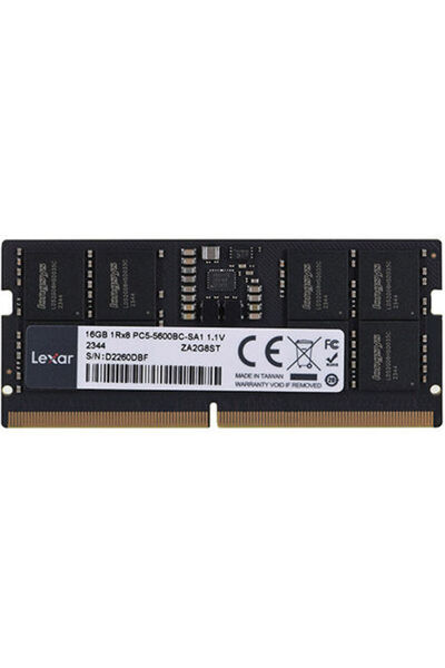 Lexar DDR5 με μονάδα 1x24GB και ταχύτητα 5600 για φορητό υπολογιστή Κωδικός: ...
