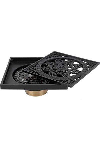 Morvena Picks - Scurgere neagră - Scurgere din alamă - 10 x 10 cm - Rezistent...