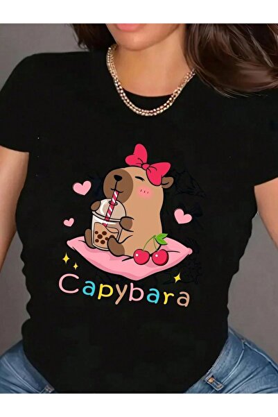 barsdepo Tricou CAPYBARA, Calitate PREMIUM Unisex Copii / Adulți