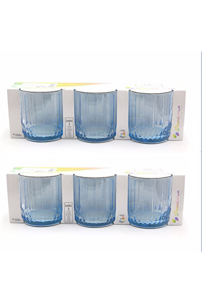 Paşabahçe 420174 Turkuaz Leia 6-Pack Soft Drink Glass 270 Cc