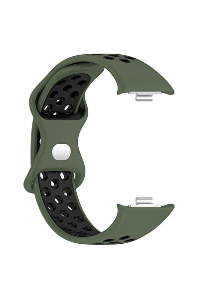 Choice Under 10mm Army green black For Band 8 pro 9 pro Strap Silicone Watch ...