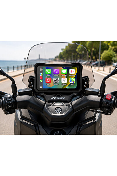 VOVEL 5İNÇ SU GEÇİRMEZ MOTOSİKLET CARPLAY EKRANI – ANDROID AUTO & EKRAN YANSITMA