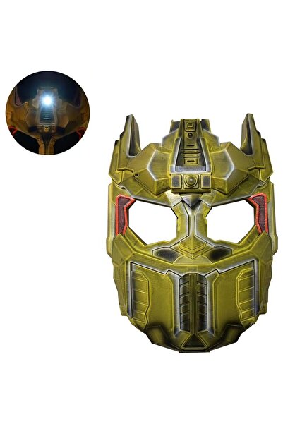 LEARNING FUN Işıklı Ses Değiştiren Maske Pilli Robot Maske Sarı