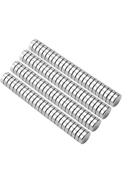 Genel Markalar 100 Adet Minik Yuvarlak Neodyum Mıknatıs Magnetler Çap:5mm Kalınlık 1 Mm