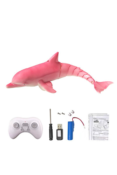Choice Red Dolphins Smart Rc Shark whale Spray Water Toy Remote Controlled Bo...