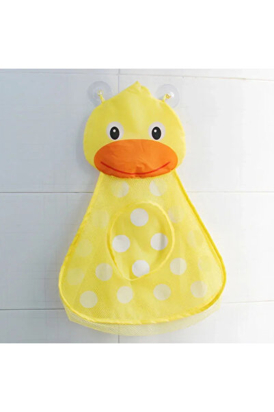 Choice C119-duck yellow Baby Bath Toys Organizer Quick Dry Toddlers Mesh Net ...