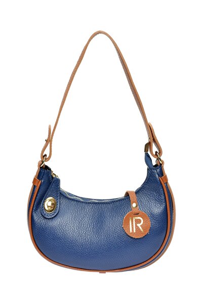 SimpleFind Isabella Rhea Geanta piele-Flavia-Albastru,Geanta de umar piele na...