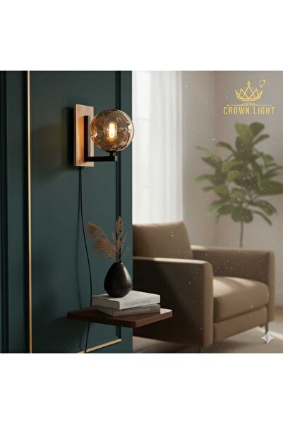 Crown Modern Wood Wall Applique