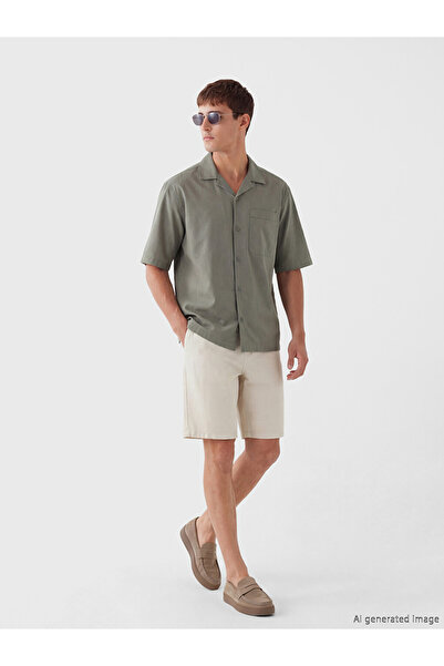 LC Waikiki Regular Fit Linen-Look Men's Shorts