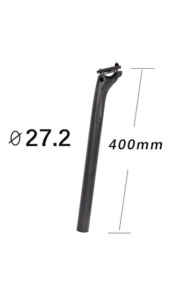 Choice 27.2x400mm Elitaone Carbon Seat Post Offset 20mm MTB/Road Bike Seatpos...