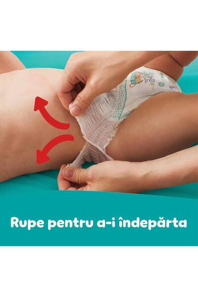 Pampers Pants Pampers Cutie Active Baby XXL nr. 5, Unisex, 11-16 kg, 150 bucăți (PACHET LUNAR)