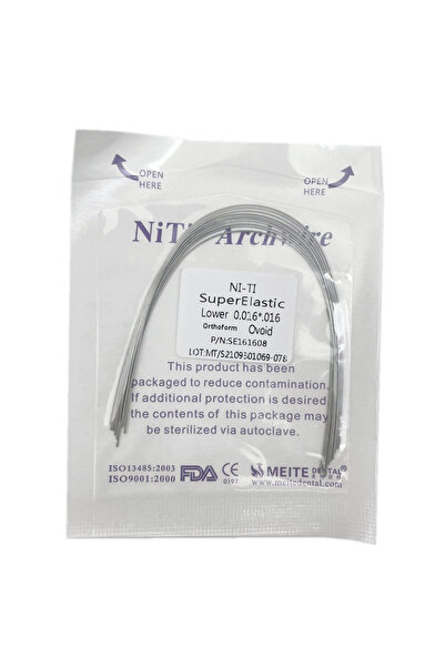 Choice11 16x16 Lower 10pcs/pack Orthodontic Dental Super Elastic Oval Form Ni...