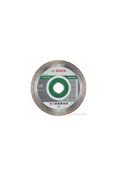 Bosch - Standard Seri Seramik İçin Elmas Kesme Diski - 125 X 22,23 X 1,6 X 7 Mm
