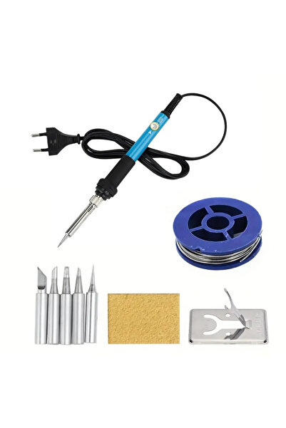Choice1 Blue 9pcs a set Multi-kit Adjustable Temperature Electric Soldering I...