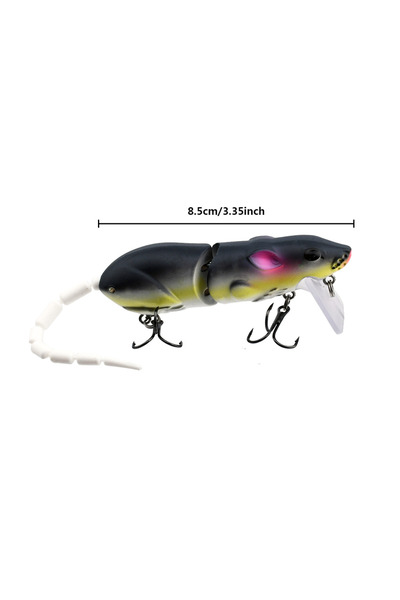 Choice C 15.5CM Mouse Lure Artificial Plastic Mouse Fishing Lure Swimbait Rat...