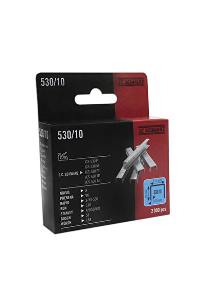 JC Schwarz Capse Zincate Pentru Capsator JC Schwarz, Tip 530, 10 mm, 2000 Bucăți