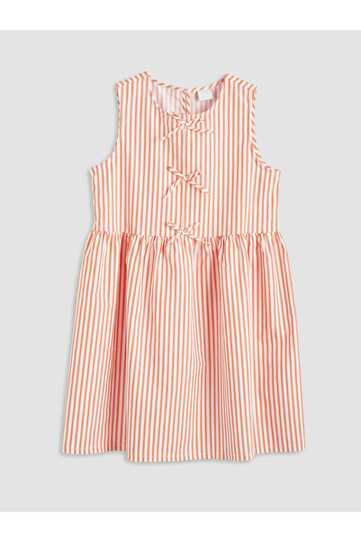 LC Waikiki Striped Girls' Poplin Dress
